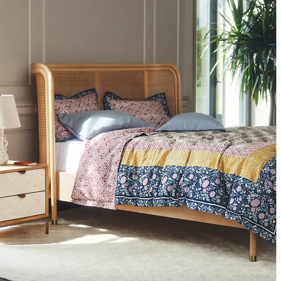 Anthropologie Other - Anthropologie King Size Meguro Cotton Duvet cover with 3 matching shams